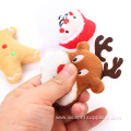 Cute christmas series soft plush catnip cat toy